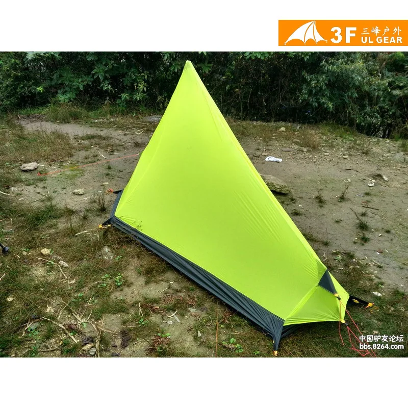 3F UL Gear Cangqiong1 Single 15D ульсветильник Кая палатка с силиконовым покрытием и