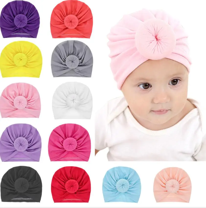 Floral scarf hair band Baby Elastic Cloth Headband lovely Turban accessories headbands for children baby girls | Детская одежда и