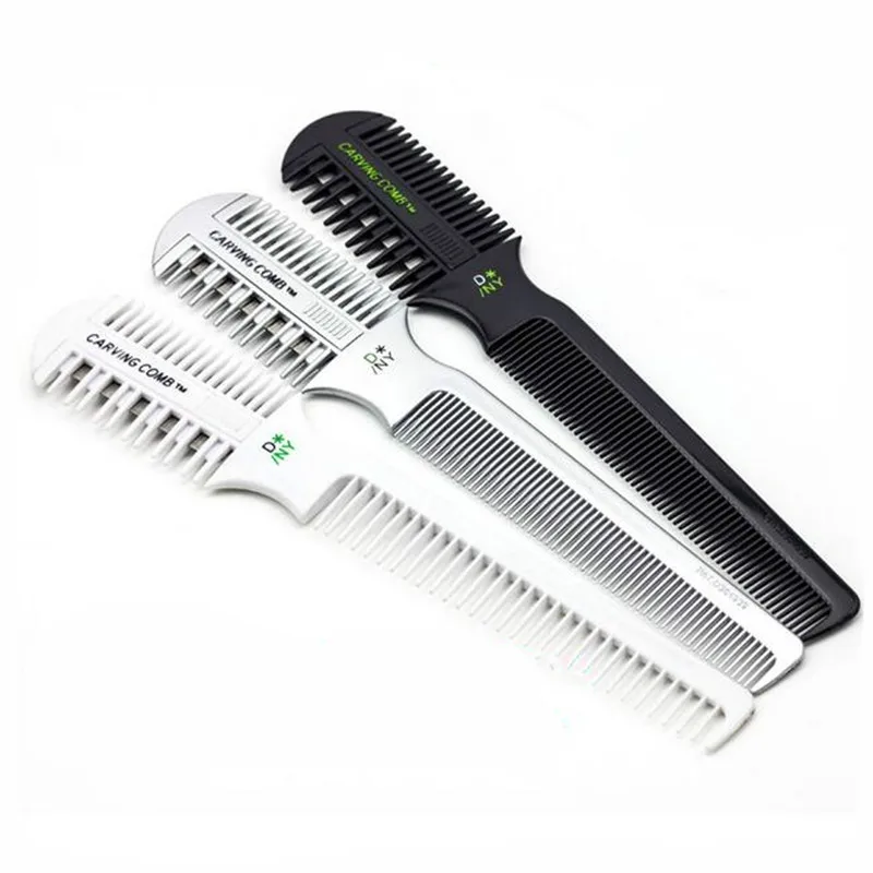 1 шт. расческа для стрижки волос с лезвиями|hair razor comb|razor combthinning comb |