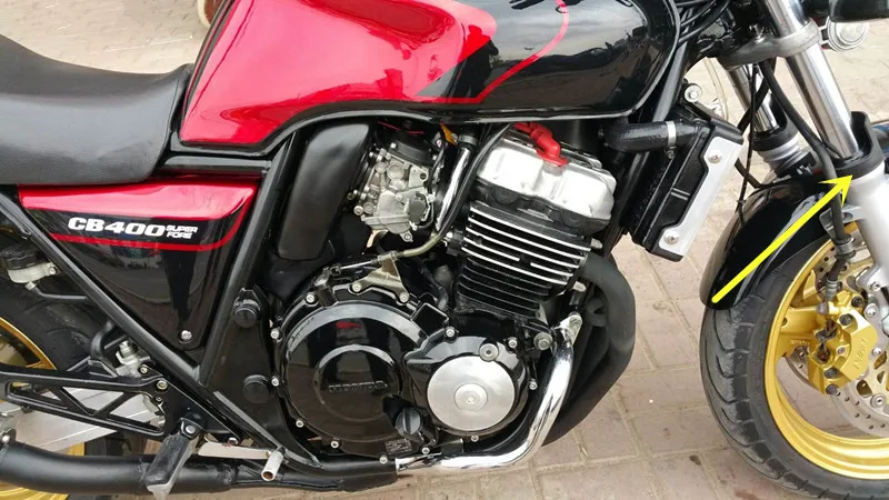 Мотоциклетные аксессуары для HONDA CB400/CB400 VTEC передний амортизатор мотоцикла