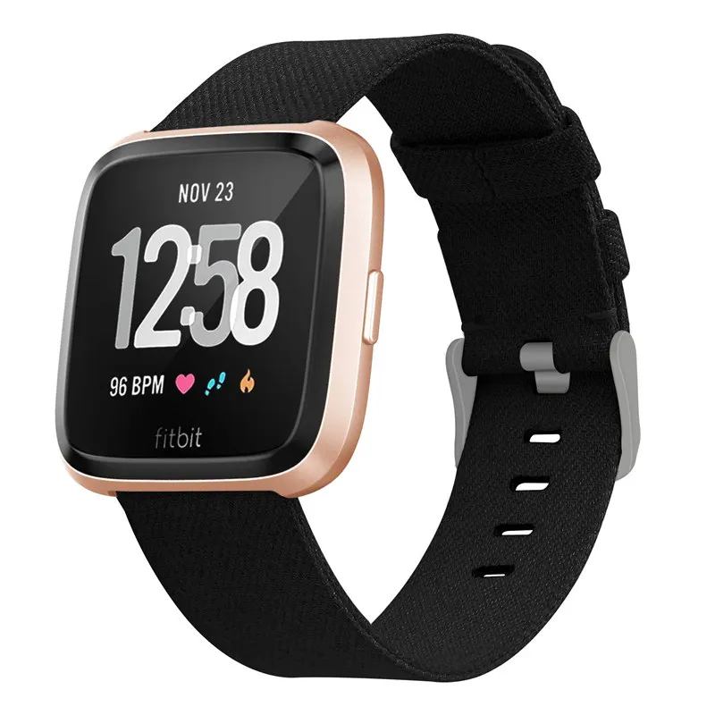 2 Ремешок для Fitbit Versa, ремешок из парусины, дышащий сменный Браслет для Fitbit Versa Lite Correa Fitbit Watch 64001 - Цвет ремешка: 2