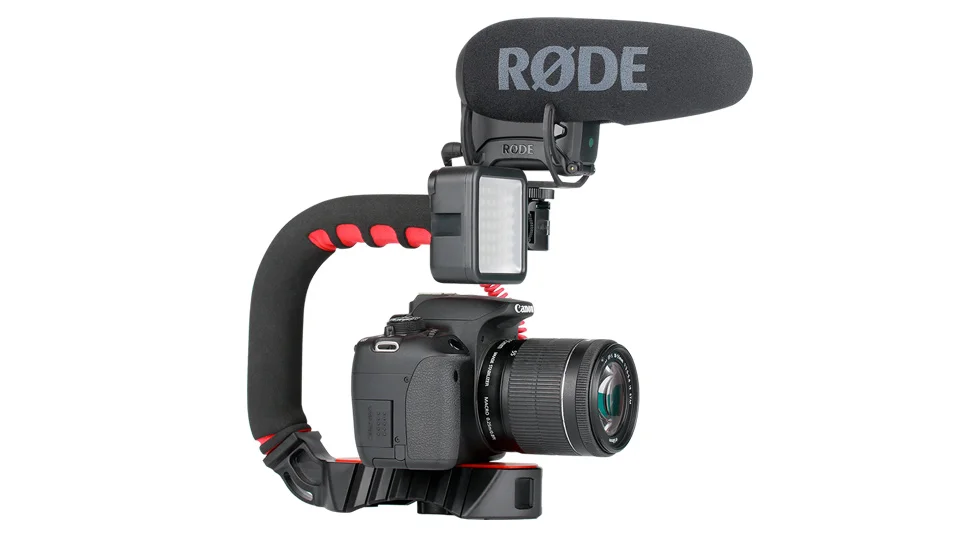 U-Grip pro тройное крепление для обуви DSLR rig 5D2 Ручной Стабилизатор камеры DV steadicam смартфон мобильный видео steadycam установки