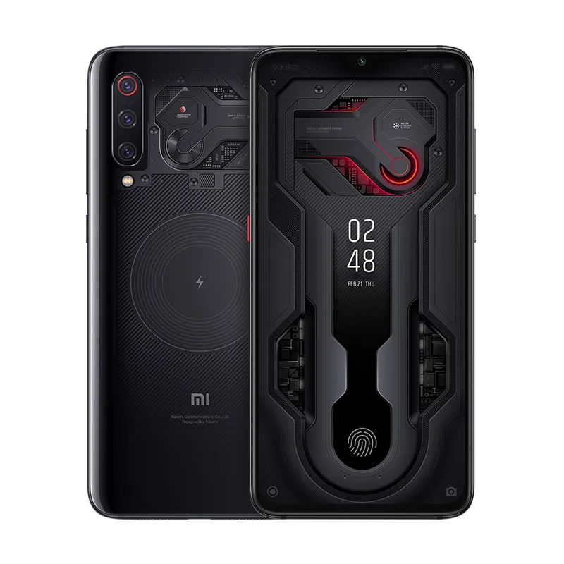 Черный Global Rom Xiaomi mi 9 mi 9 прозрачный 8GB 256GB Смартфон Snapdragon 855 6,3" 48MP Тройная задняя камера Беспроводная зарядка - Цвет: Черный