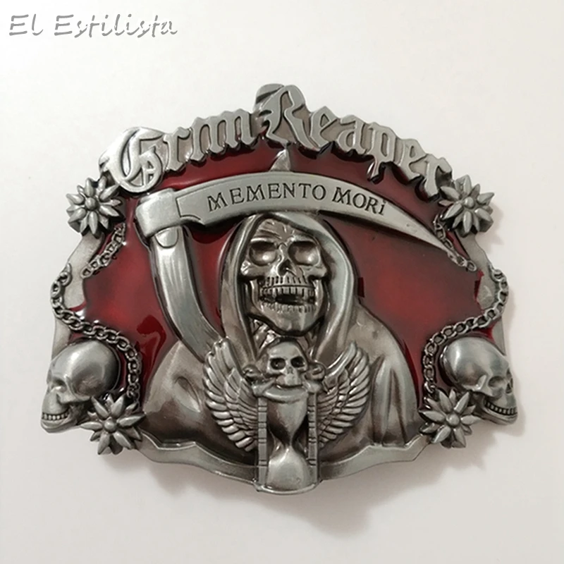 Мужская пряжка для ремня в Мори от Red Grim Reaper Me мужские металлические крутые