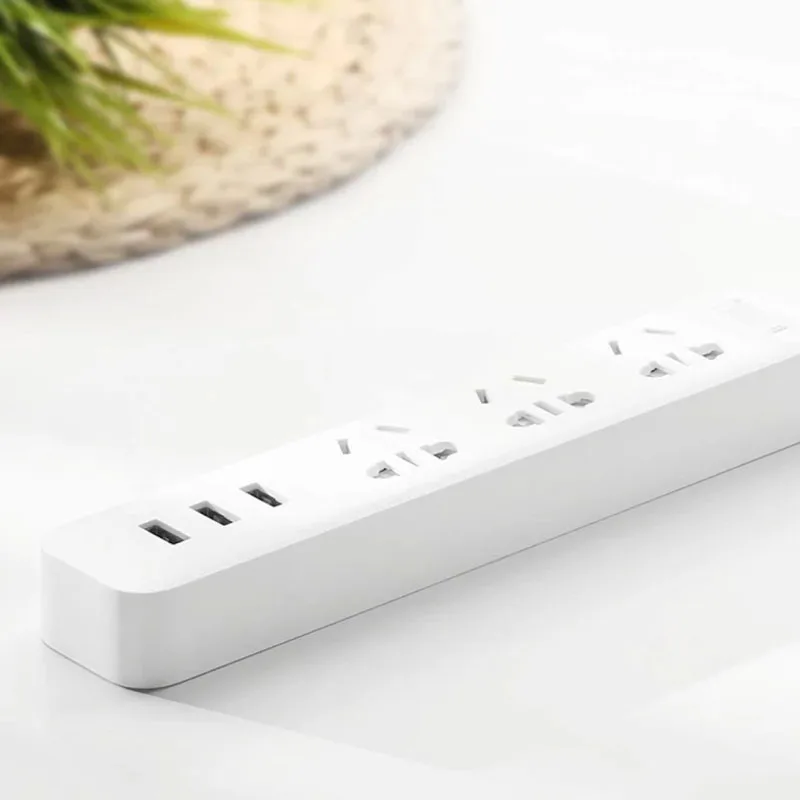 Оригинальный умный дом Xiaomi Электророзетка с 3 USB-разъемами быстрая зарядка