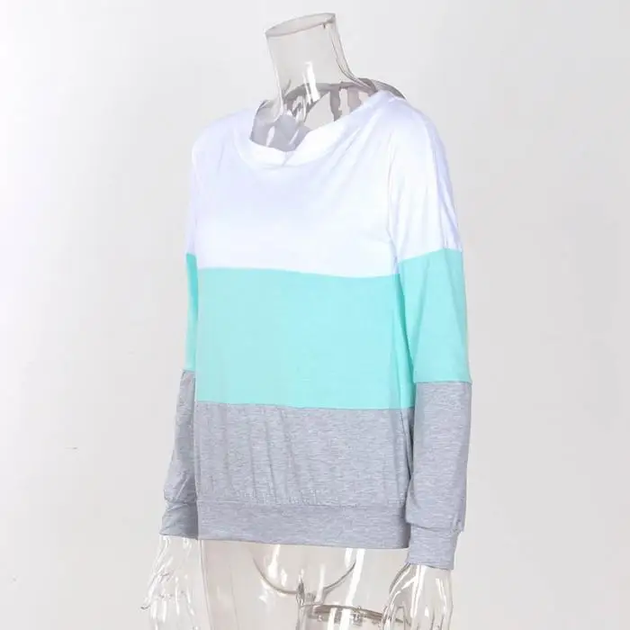 Hot Sale Women Long Sleeve Sweatshirt Ladies Casual Loose Lace Up Sexy Back Pullover Tops CXZ