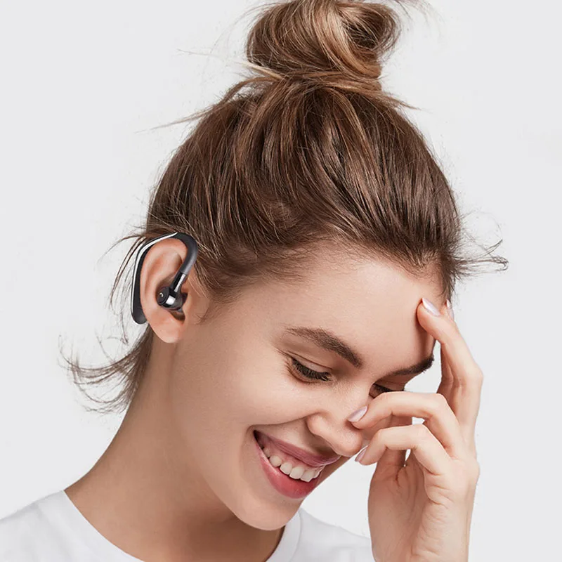 Bluetooth 5,0 наушники бизнес гарнитура беспроводной автомобильный телефон Handsfree микрофон музыкальный наушник для IPhone Xiaomi samsung huawei телефон