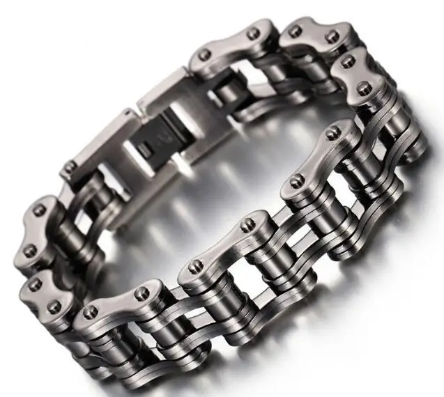 Высокое качество винтажный браслет из нержавеющей стали цепь для мотоцикла