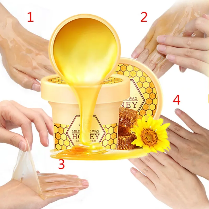 Мед воск для рук Молочный Крем парафин маска отбеливающий питающий увлажняющий