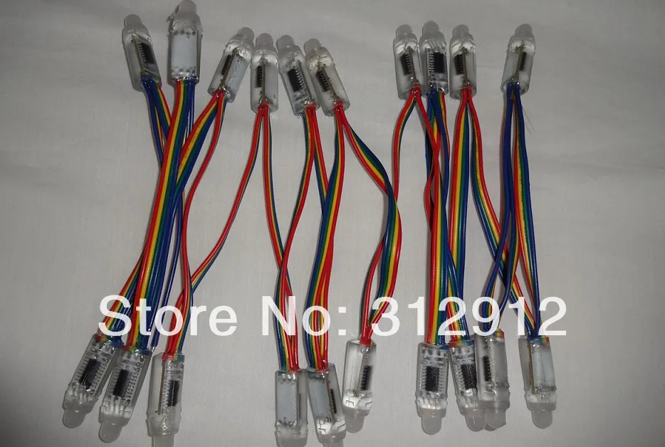 DC12V 12 мм DMX (DMX512AP) светодиодный пиксельный узел IP68 Номинальный DMX512 одноканальный