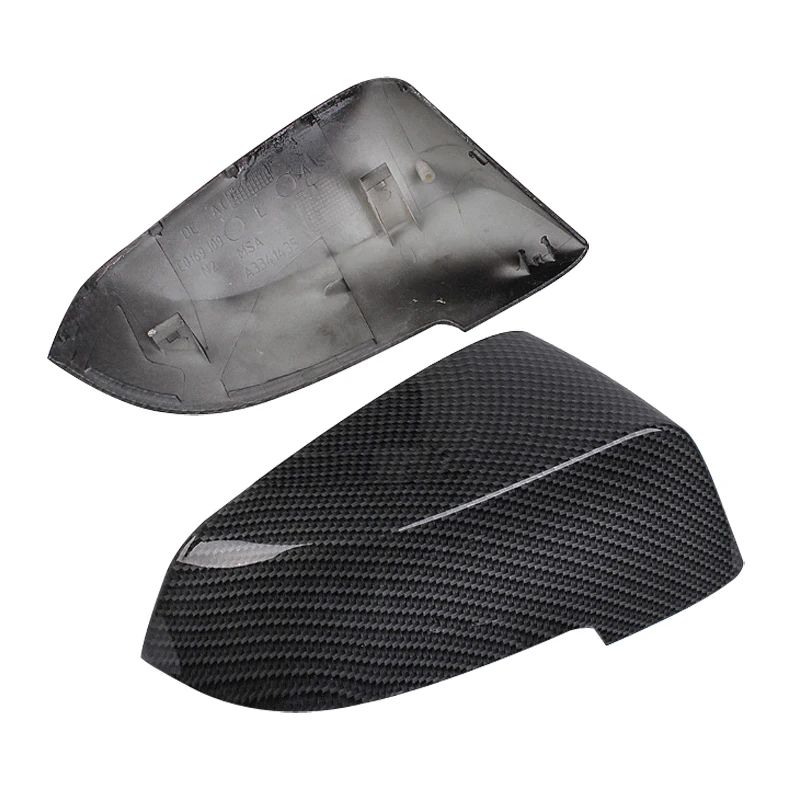 Car Carbon Fiber Water Transfer Rearview Mirror Lamp Cover For BMW 5Series F18 F10 2010-2017 | Автомобили и мотоциклы