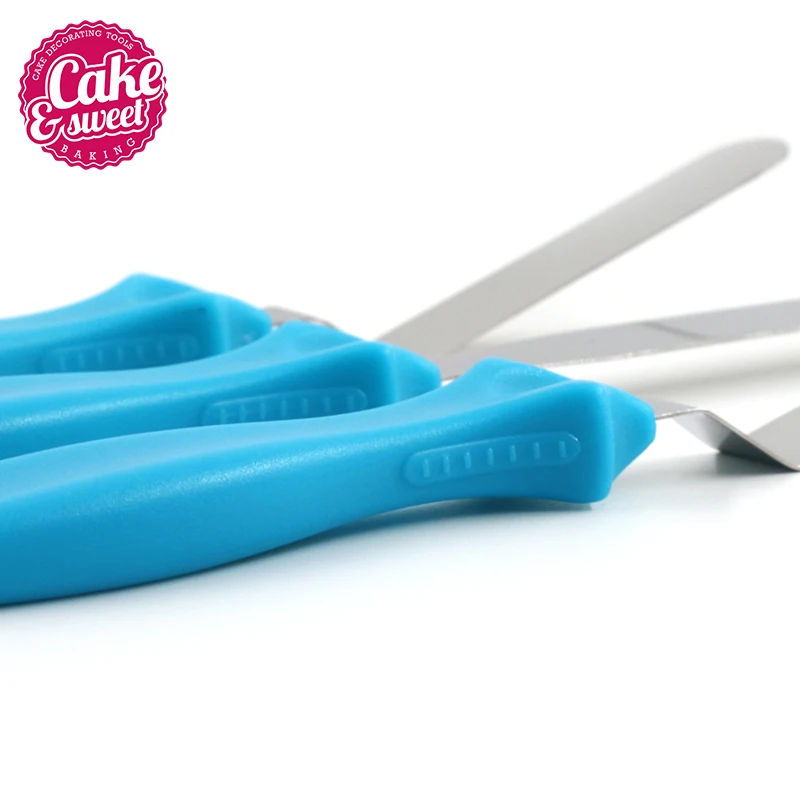 3 шт./компл. кремовый нож шпатель коленчатый/угловой палитра ножей инструменты