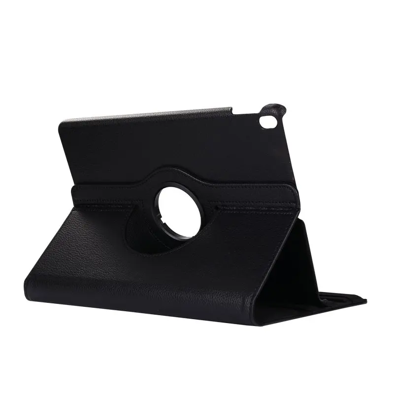 Black Кожаный чехол с поворотом на 360 градусов, умный чехол для Apple iPad Air 3 10,5 iPad Pro 10,5 Coque Funda - Цвет: Black