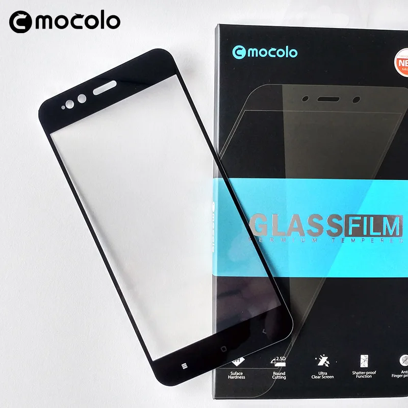 Закаленное стекло mocolo 2.5D с закругленными краями, полное покрытие для xiaomi mi 5X mi 5X, Защитная пленка для экрана для xiaomi mi A1 mi A1, стеклянная бухта
