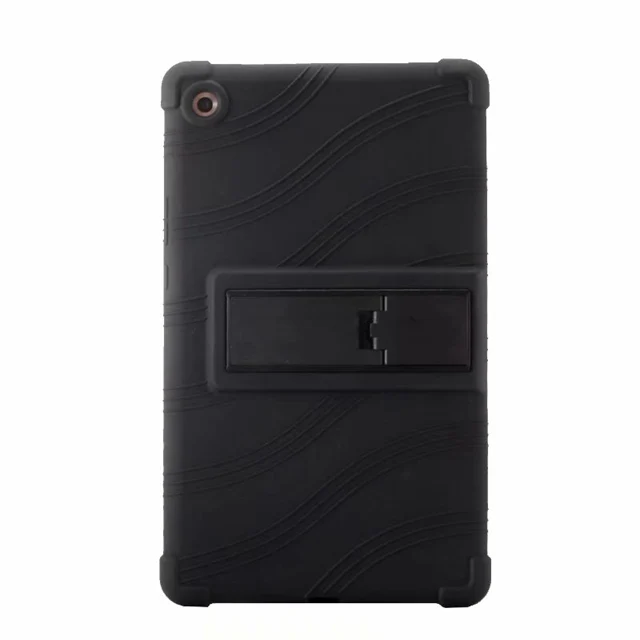 Черный Противоударный силиконовый чехол для huawei Mediapad M5 8,4 SHT-AL09/W09 планшет iBuyiWin ультра-тонкая резиновая ТПУ принципиально обложка+ стилус - Цвет: Черный