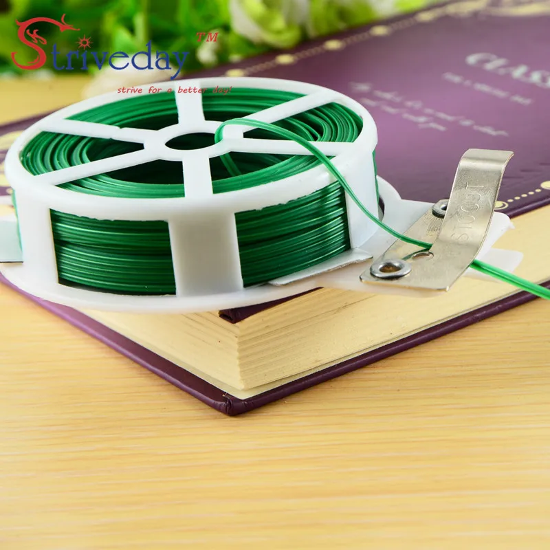 20 м/рулон Металлические Кабельные стяжки/проводов финишная кабель тиесс/садовый