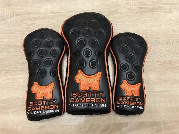 Orange dog Гибридные Чехлы для головы Golf UT из искусственной кожи, 2 цвета, чехол для водителя - Цвет: Orange dog