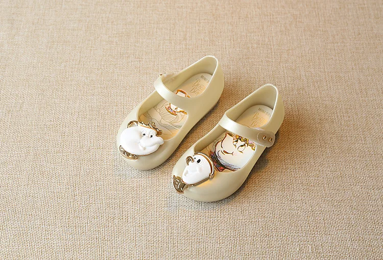 Новинка сандалии для девочек сезон лето обувь с героями мультфильма красавица