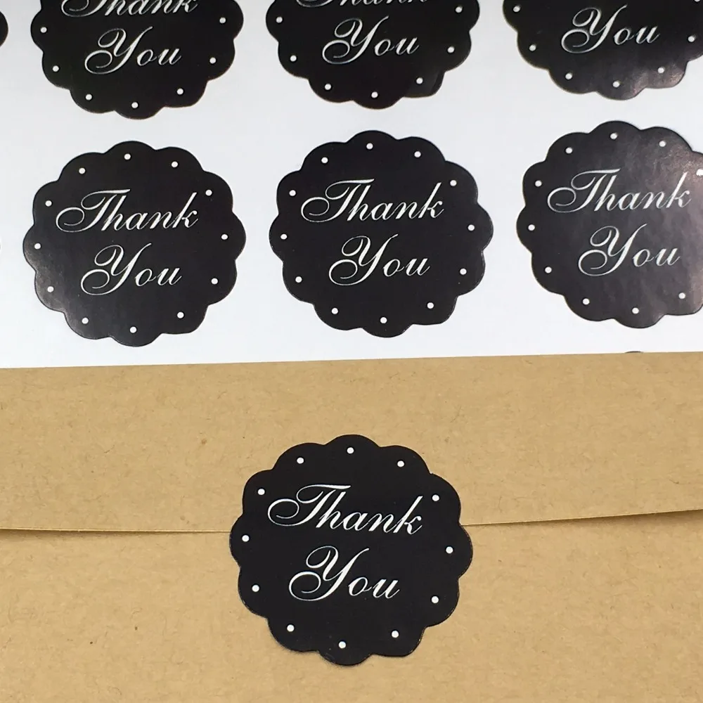 

1000pcs Thank You Sticker Labels Paper Packing Label Stickers DIY Gift Label 3cm Sealing Stickers for Gifts/Cake/Boxes/Bag Label