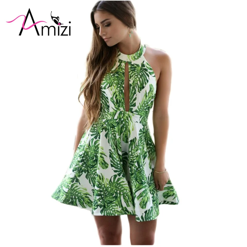 Amizi Лето 2017 г. платье новый список женщин Европа и Соединенные Штаты продажи