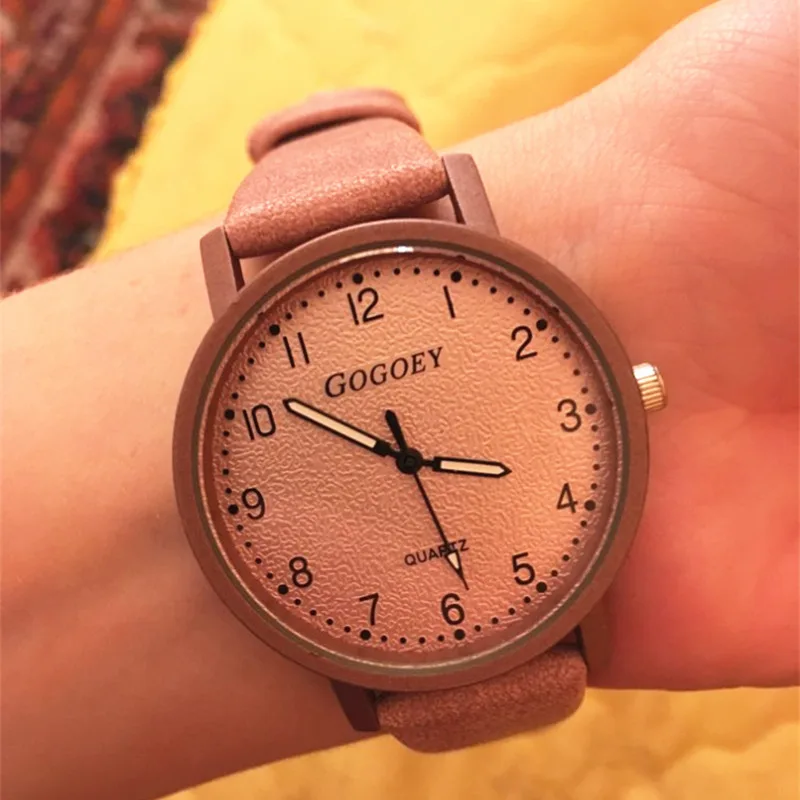 

Women's Watches Fashion Leather Wrist Watch Women Ladies Gogoey Brand Watch Clock Saati Bayan Kol Mujer Relojes Montre feminino