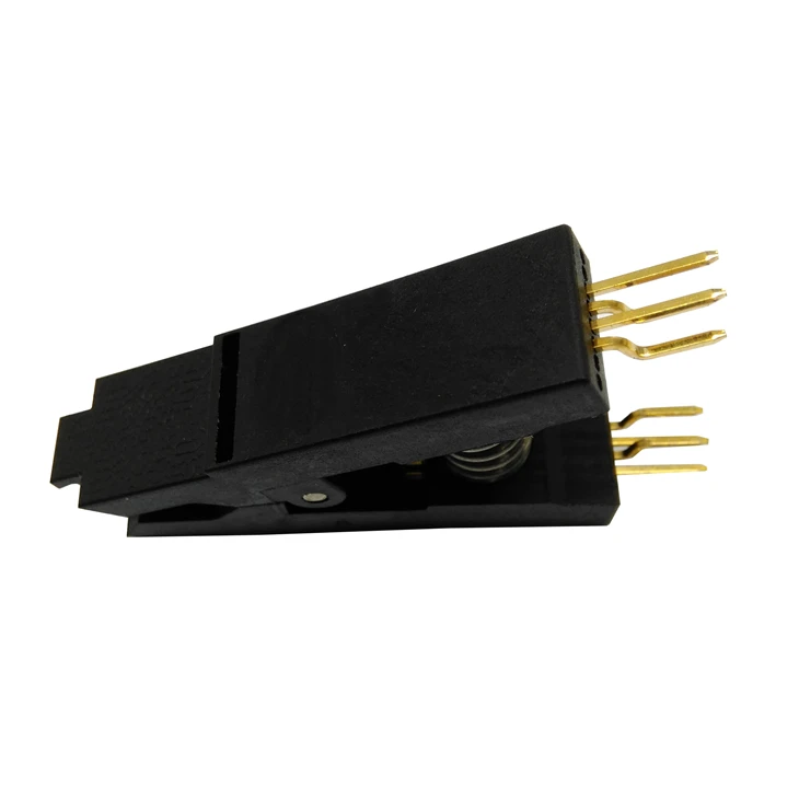 Head only (curve) Широкая Золотая игла soic8 sop8 тестовый зажим для eeprom flash clipFor TL866ii plus/TL866CS/A EZP2010/2013 RT809F/H адаптер программист - Цвет: Head only (curve)