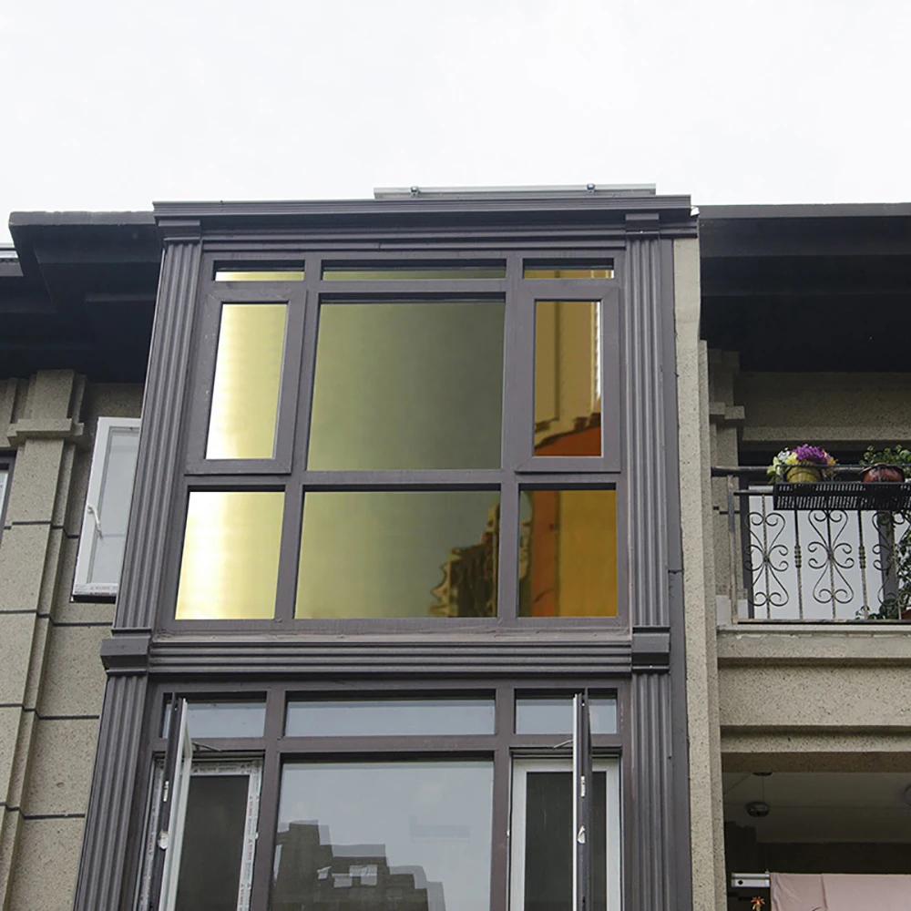 30 см * 100 односторонняя зеркальная оконная пленка УФ Светоотражающие