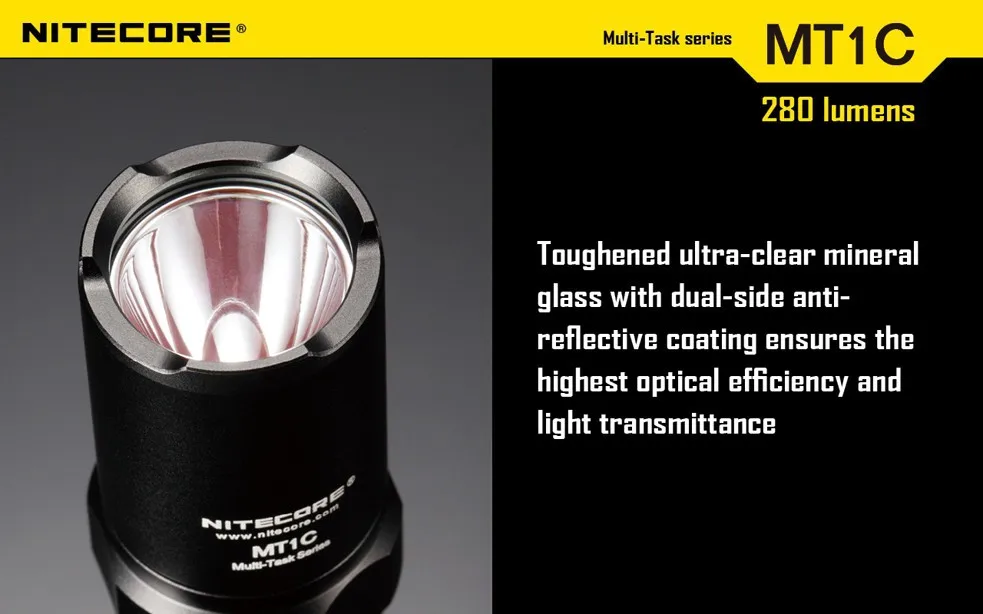 Nitecore MT1C фонарик CREE XP-G R5 светодиодный 3 Режим фонарик 280 люмен Мини-светодиоды светильник Nitecore фонарик