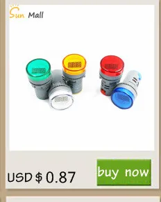 DC 100V 1A 10A 50A 100A мини 0,28 дюймов светодиодный цифровой вольтметр Амперметр Вольт Амперметр индикатор напряжения тестер