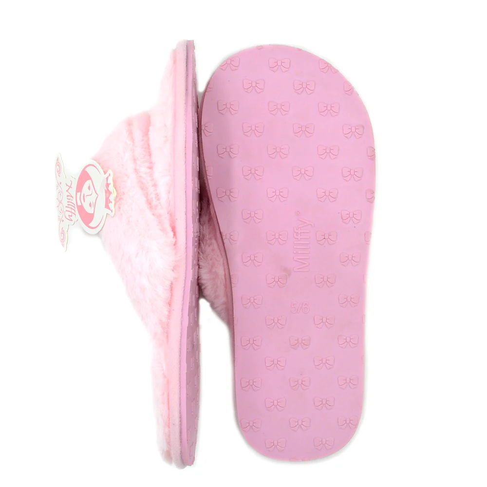 

Millffy summer spa Slippers Women's Thong Slipper Fashion Comfy Indoor Flip flops Slides Bedroom Plush girl Slipper