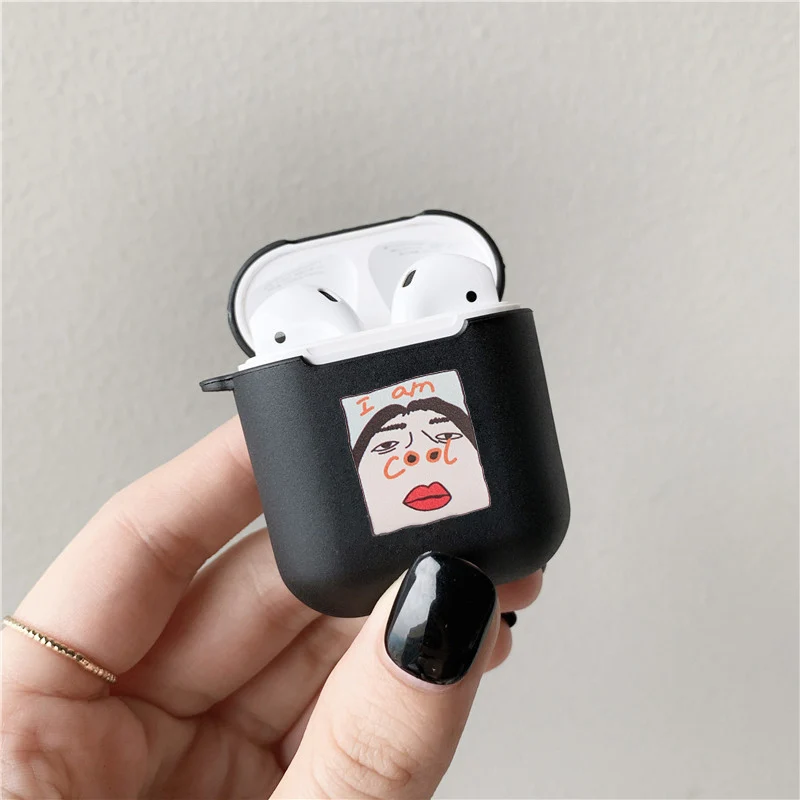 style 9 Забавный ноздри узор для Airpods чехол мультфильм свинья Прозрачный Bluetooth защитный чехол для наушников для Air Pods Pro Жесткий Чехол - Цвет: style 9
