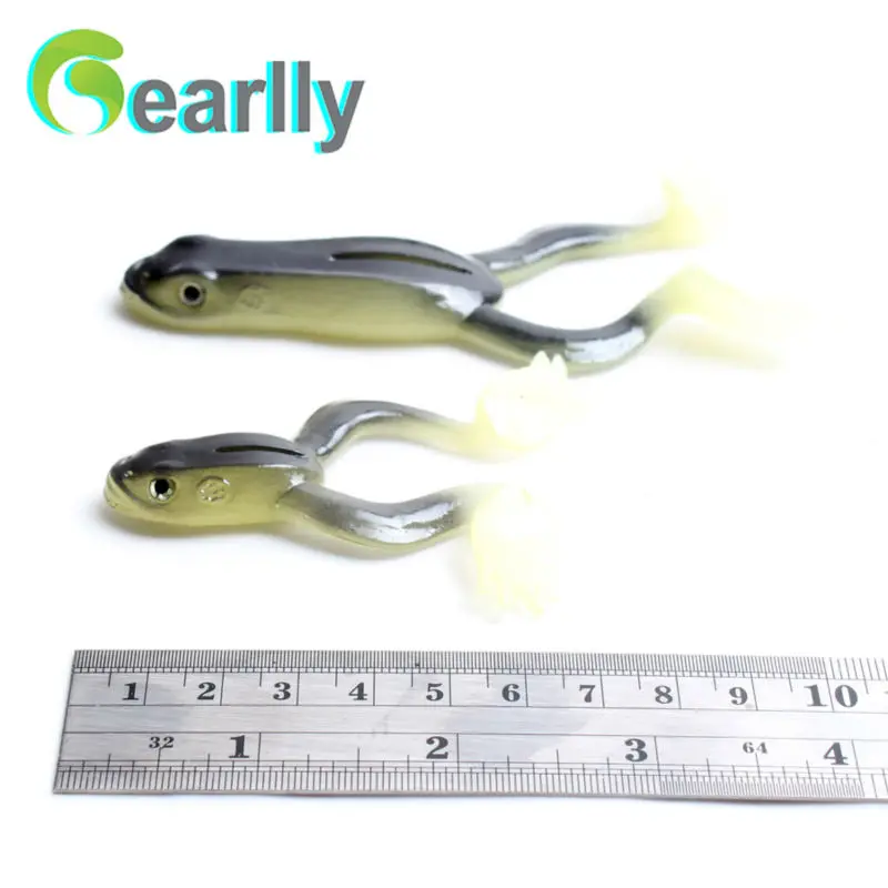 Мягкая рыболовная приманка светящаяся в темноте 10 шт./лот 2017|light reflector|frog colorlight