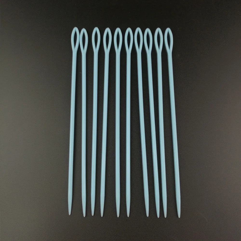 5 шт. цветная пластиковая большая швейная вышивка для глаз штемпельные иглы