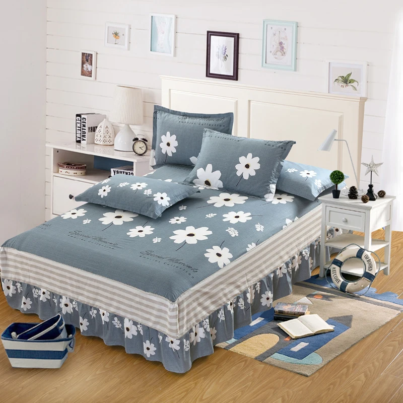 Новинка Узор бабочки и любовь с цветочным принтом Покрывало 100% хлопок кровать