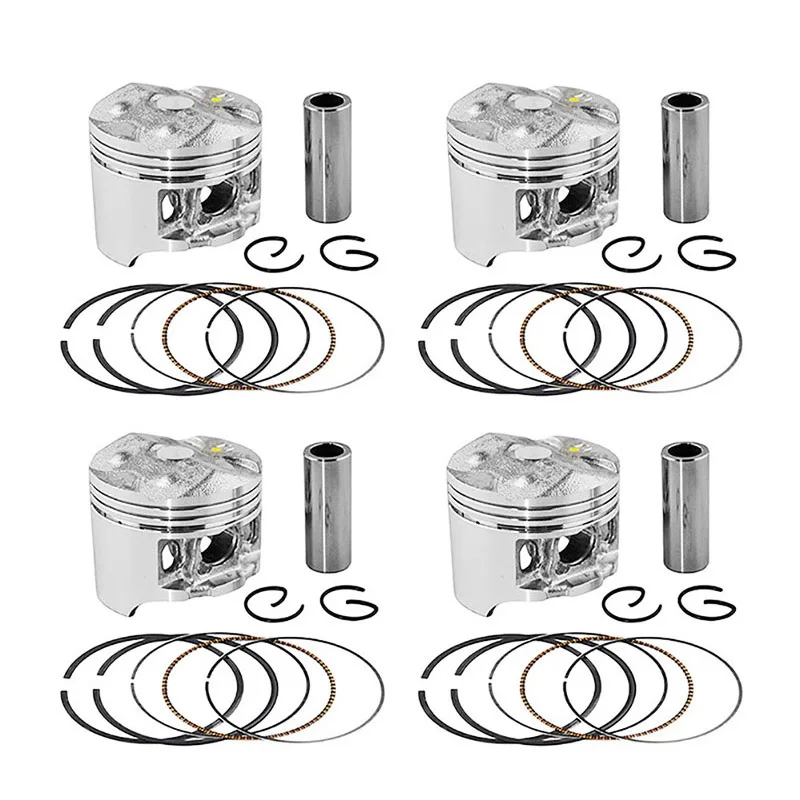 Мотоцикл STD ~ + 100 Размеры 48 5 75 49 25 мм поршень &amp комплект поршневых колец для Honda