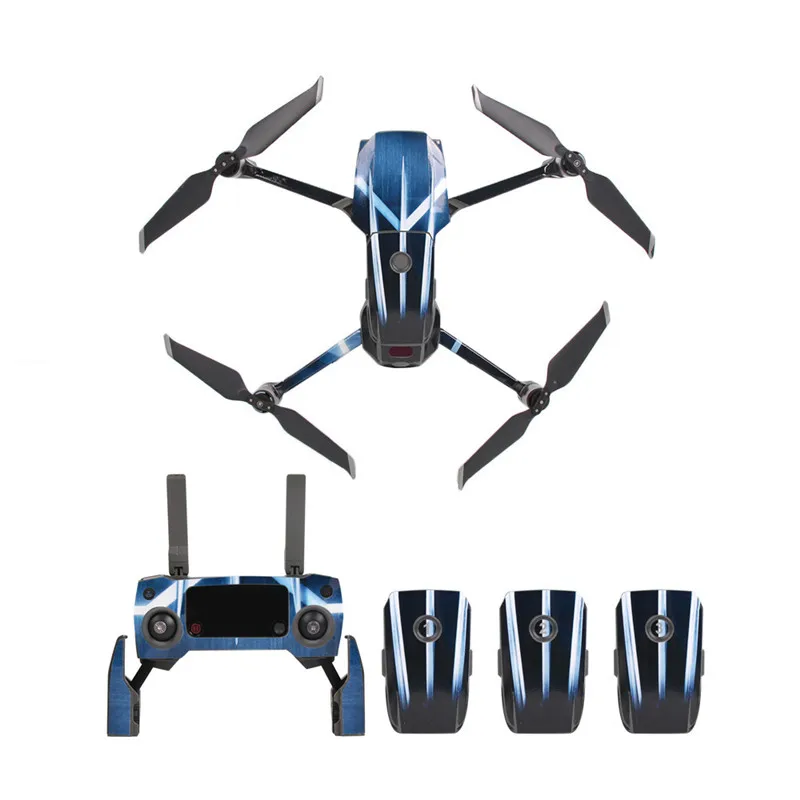 DJI Mavic 2 Pro Drone стикер тела пустыня камуфляжные наклейки аксессуары для кожи для Mavic 2 Zoom - Цвет: Светло-серый
