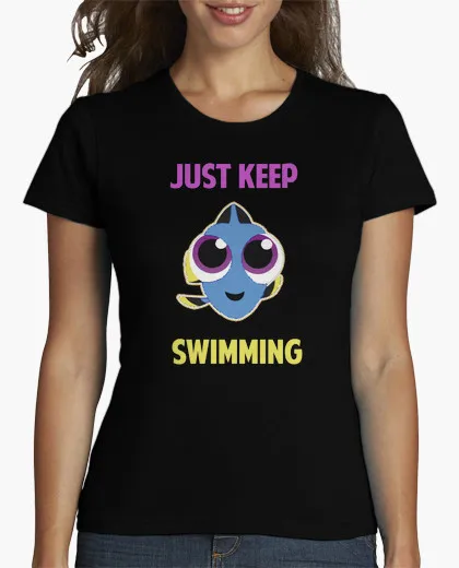 Лето Рекомендовать женщины футболка ПРОСТО ДЕРЖАТЬ Короткие рукава Распечатать