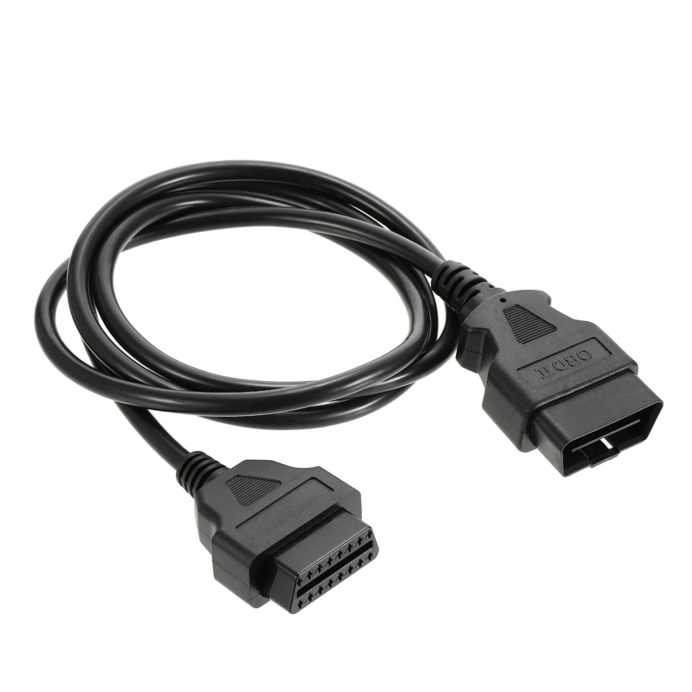 

Автомобильный диагностический инструмент OBDII OBD 2 ELM 327 Автомобильный 16-контактный Удлинительный кабель для автомобиля диагностический кабе...