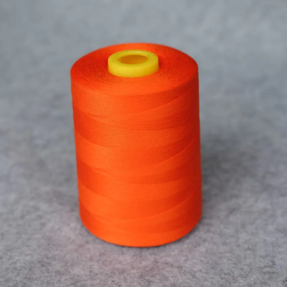 Tex 40 хлопок нить для шитья Poly Corespun 6000Yds джинсовых и пальто двойной мощности