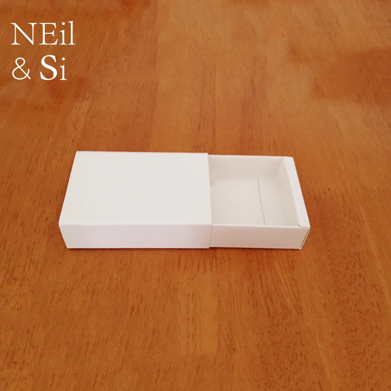 Белая бумажная коробка ящика для мыла ручной работы украшение вечеринки подарок