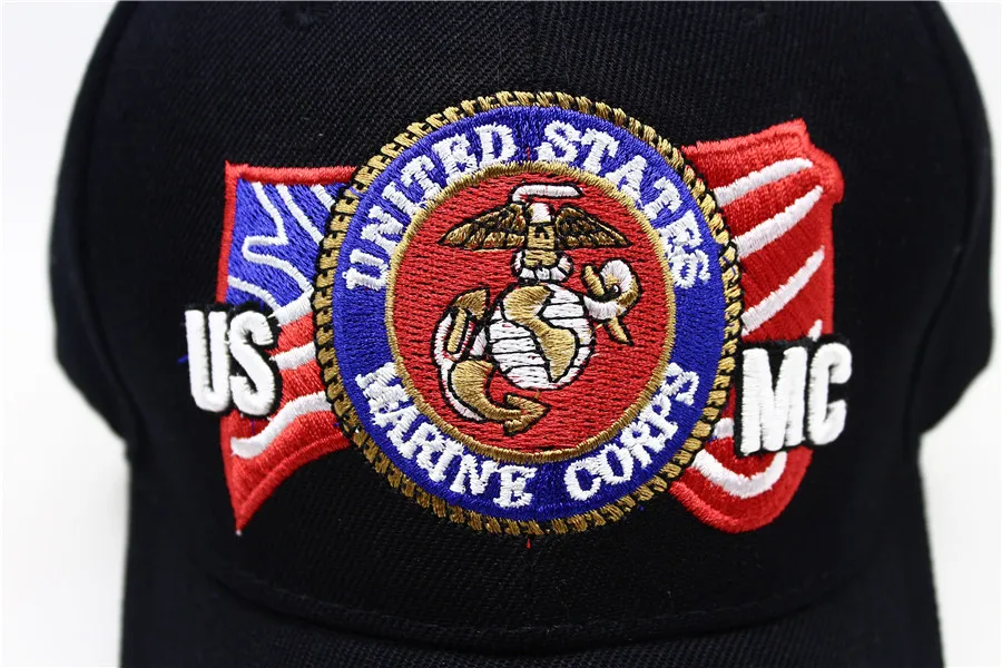 Мужская бейсболка LIBERWOOD с вышивкой в стиле американского Морского корпуса