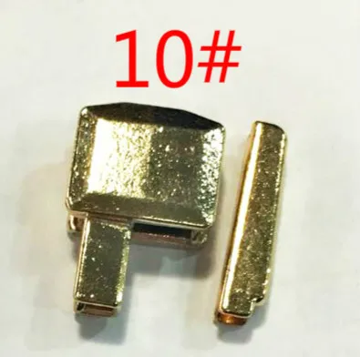 Size 10 gold 100 шт./лот 3#5#8#10# застежка-молния, фиксатор, коробка для шитья, аксессуары на молнии, Мгновенный ремонт, аксессуары - Цвет: Size 10 gold