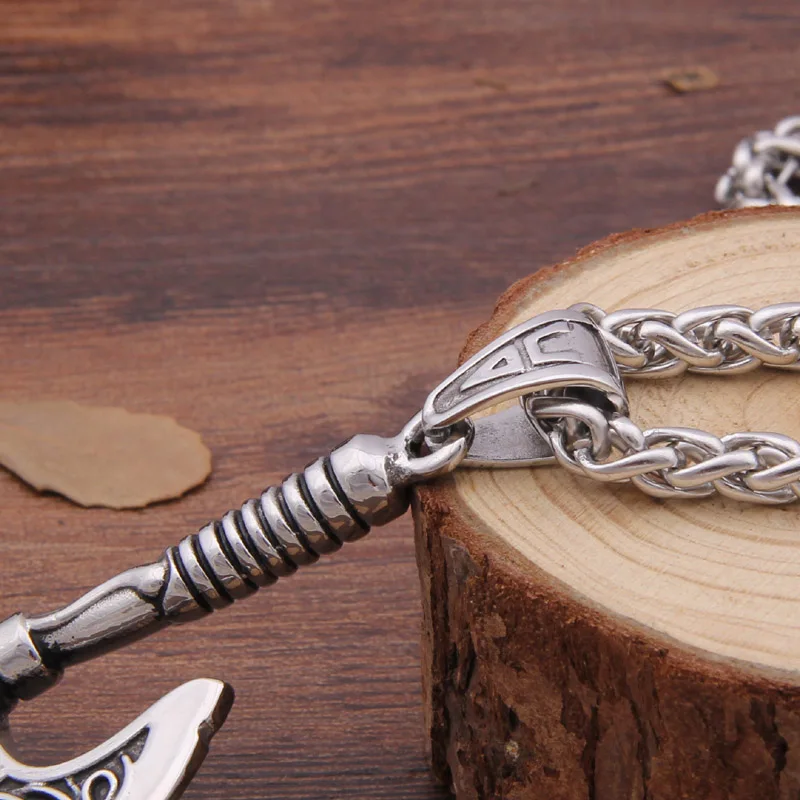Цепочка с подвеской в виде топора Викинга нержавеющая сталь 316|pendant necklace|viking axe