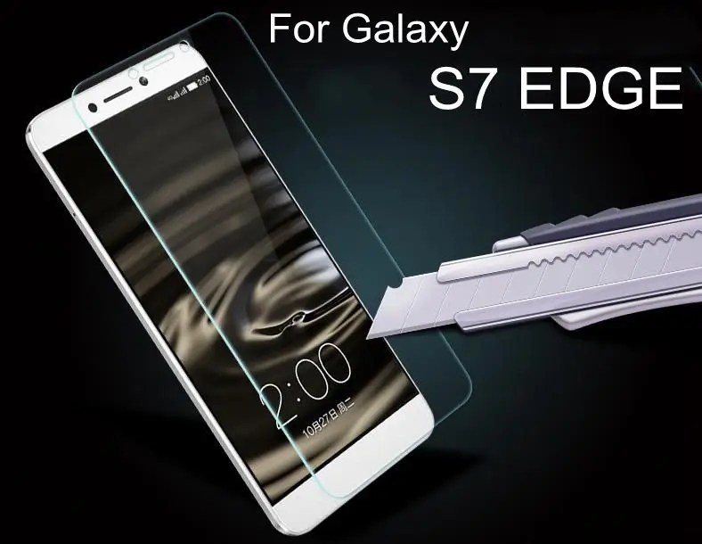 2.5D 9H прозрачное закаленное стекло премиум класса для Samsung Galaxy S7 Edge защитная
