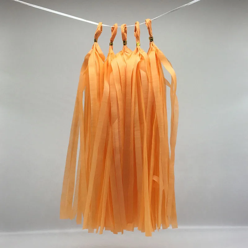 Orange 25*35 см бумажный баннер с кисточками на день рождения, свадьбу, вечеринку, день рождения ребенка, рождественские праздничные шары, украшение для одного года - Цвет: Orange