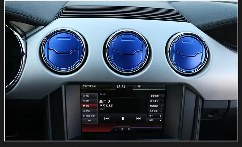 Аксессуары для салона автомобиля Ford Mustang 2015 2016 2017 автомобильный Стайлинг |