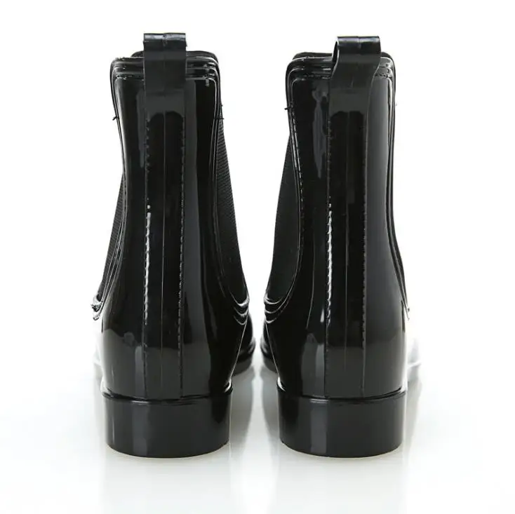 Новая Мода женские Короткие Лодыжки Wellie Веллингтон Резиновые Снег  Дождь Сапоги