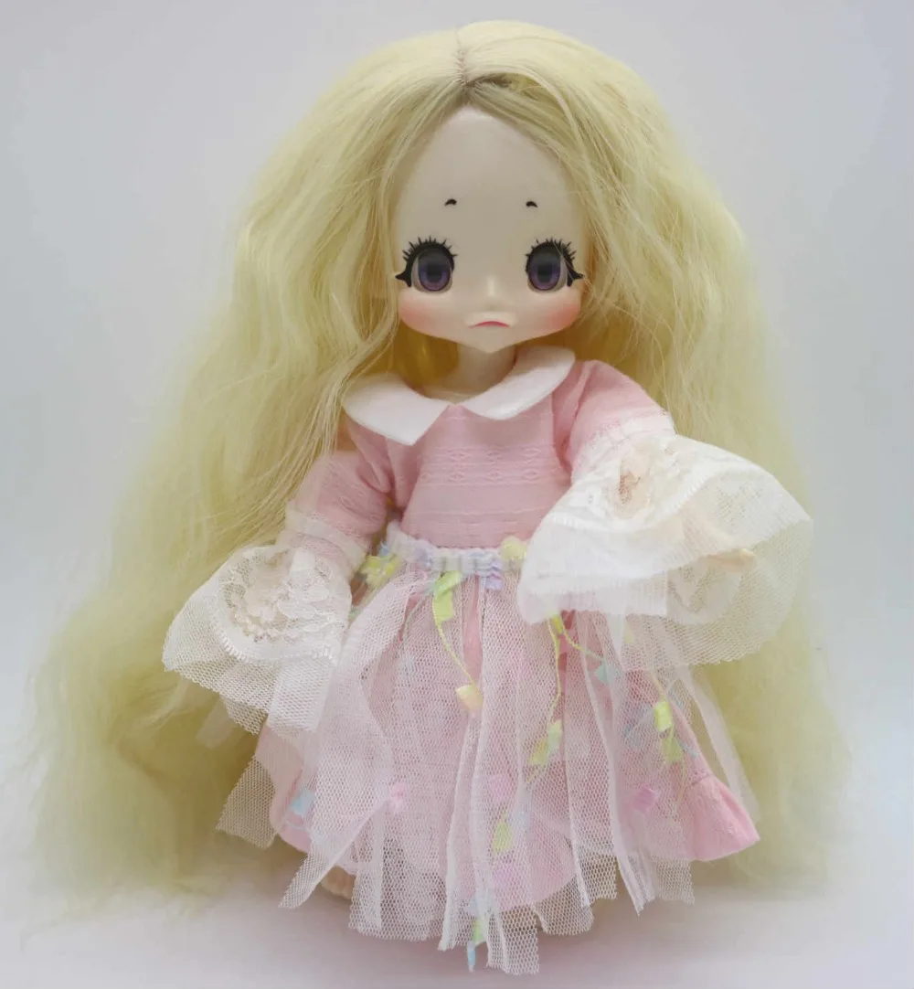 23 см 1/6 BJD куклы Обнаженная кукла аналогичная kikipop Кукла SD пластиковая кукла не включает одежду обувь подходит для 1/4 wi