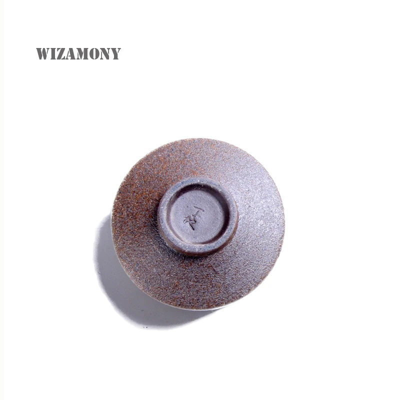 WIZAMONY, 1 шт., японская керамическая чайная чашка, сырая керамика для пуэр, фарфоровая посуда для напитков, чайный набор, китайская чайная чашка, кунг-фу