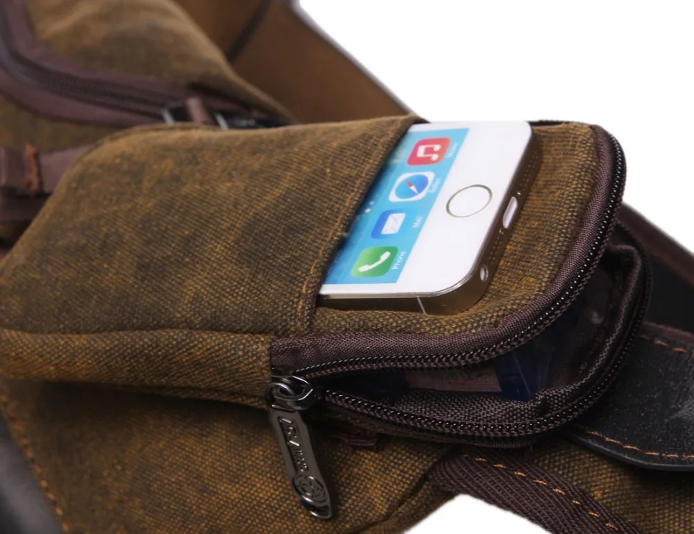 Холщовая нагрудная Сумка слинг для мужчин повседневная Сумочка путешествий